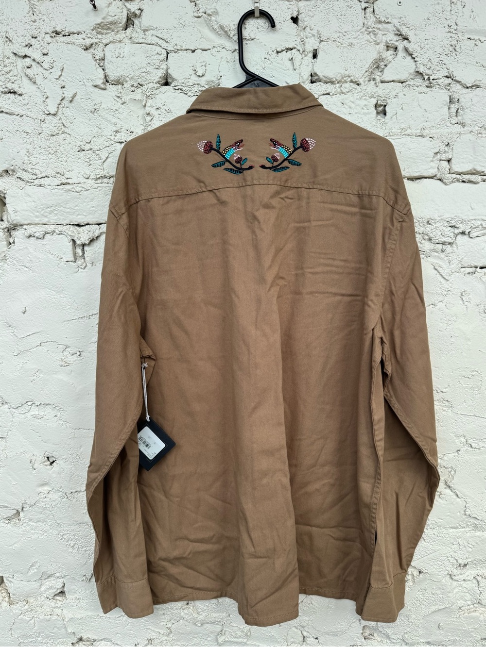 NEW Erica Zeledon x Billabong Embroidered Utility Shirt